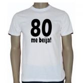 Camiseta 80 me beijar
