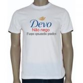Camiseta devo não nego