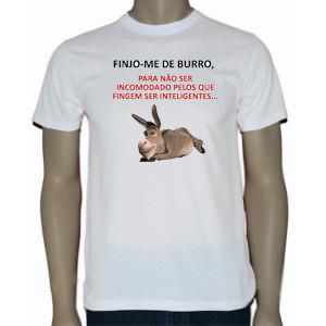 Camiseta me faço de burro p...