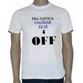 Camiseta falsidade tô fora